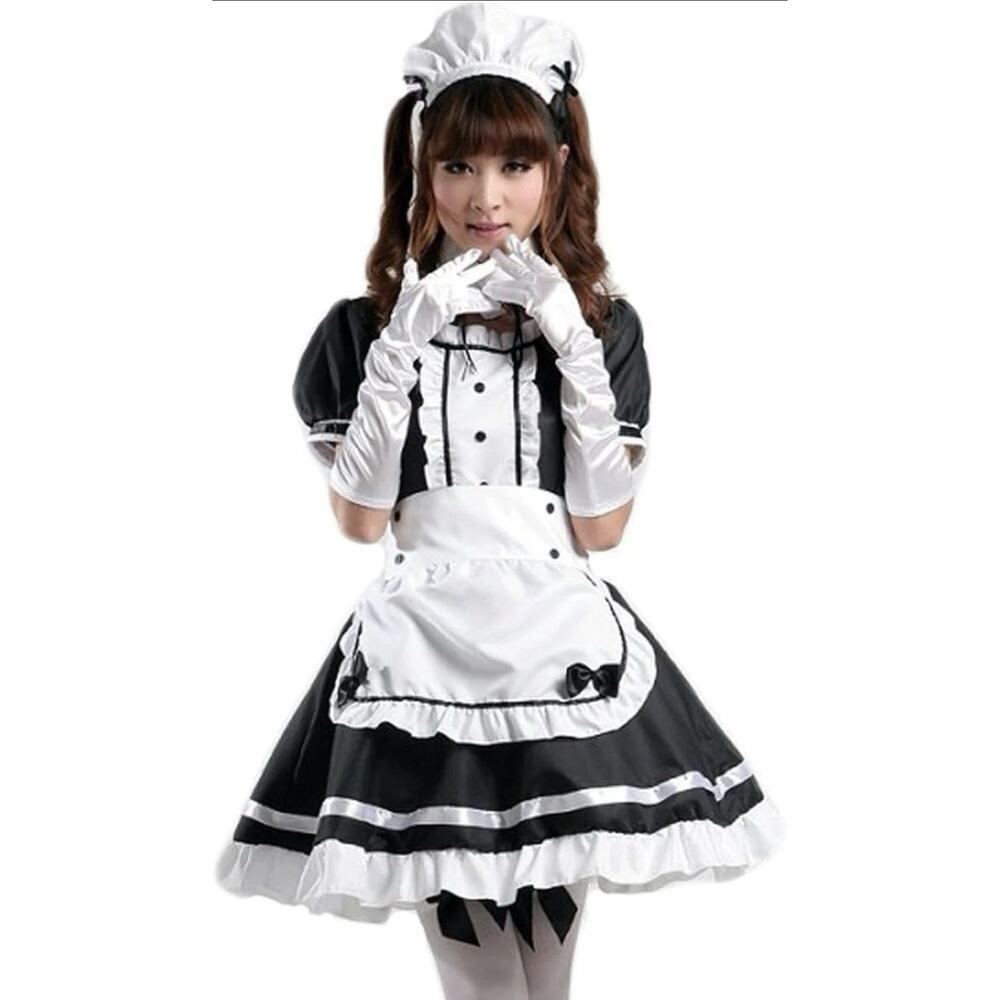 Ava Costume French Maid Costume Womens Size Medium Cosplay Halloween